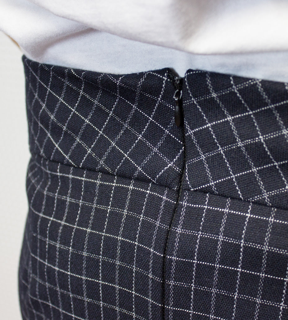 Schnittmuster Rock Katrin. Detail Reißverschluss