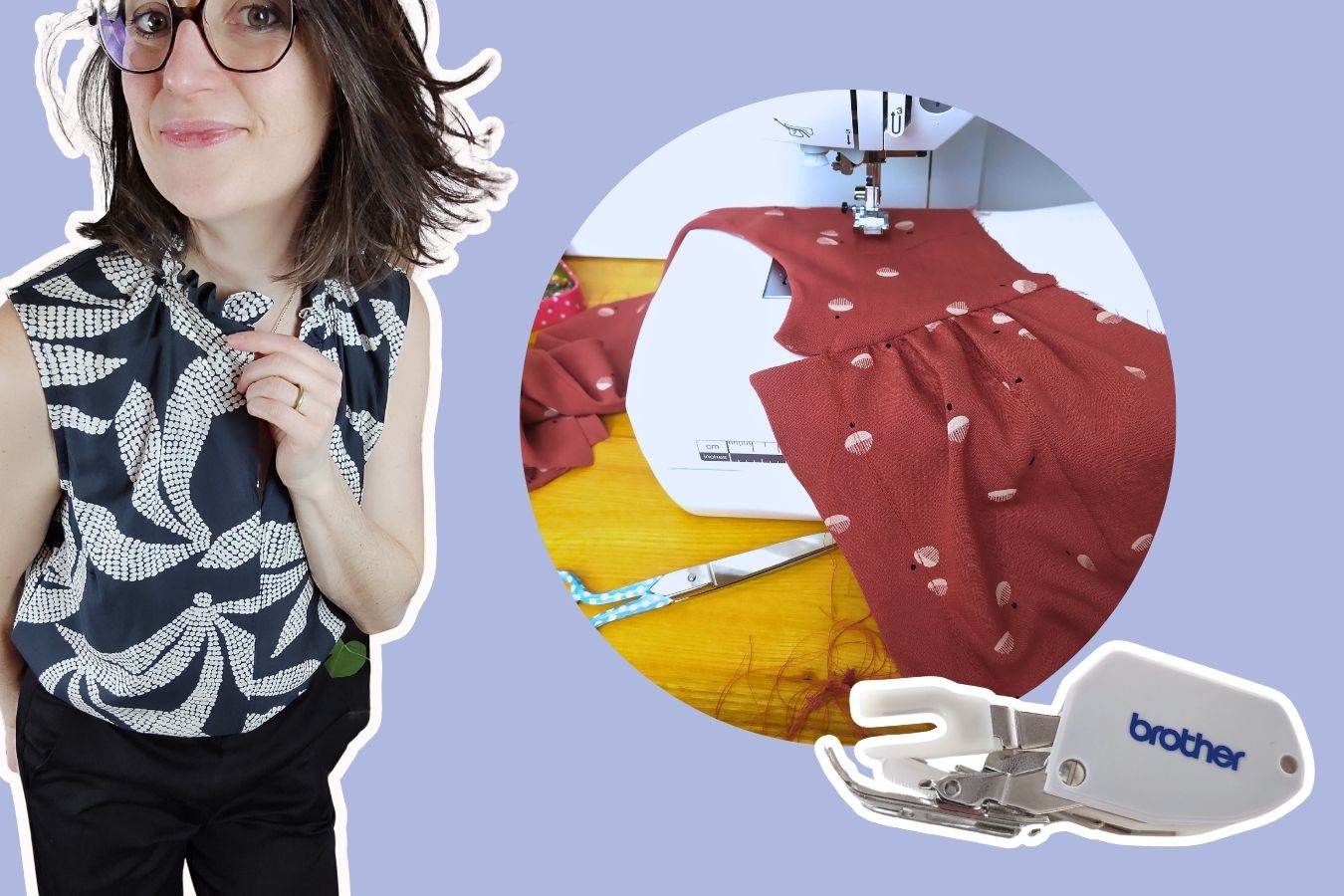 Rutschige Stoffe zuschneiden und nähen